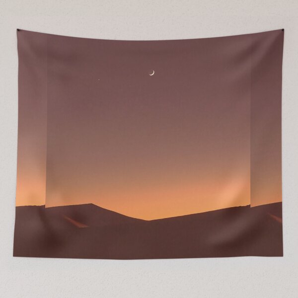 Item preview, Sunset on the hill with moon in the sky designed and sold by Arko  Ranger.