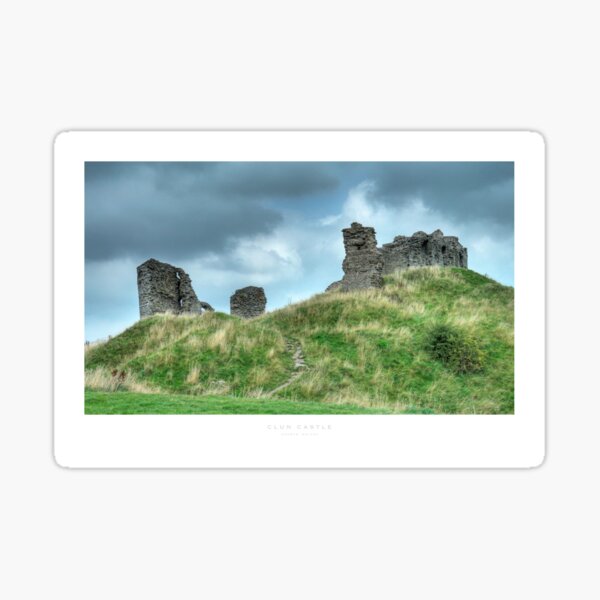 Clun Castle, Shropshire Sticker