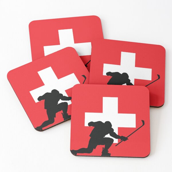 Item preview, Swiss Ice Hockey Silhouette Celebration designed and sold by CanvasTee.