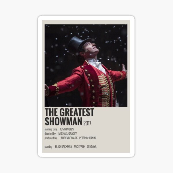 Le plus grand showman Sticker Sticker