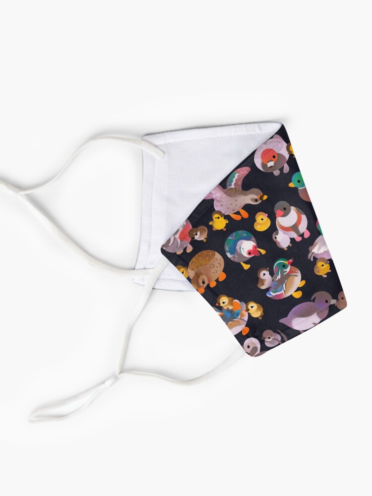 Alternate view of Duck and Duckling - dark Mask