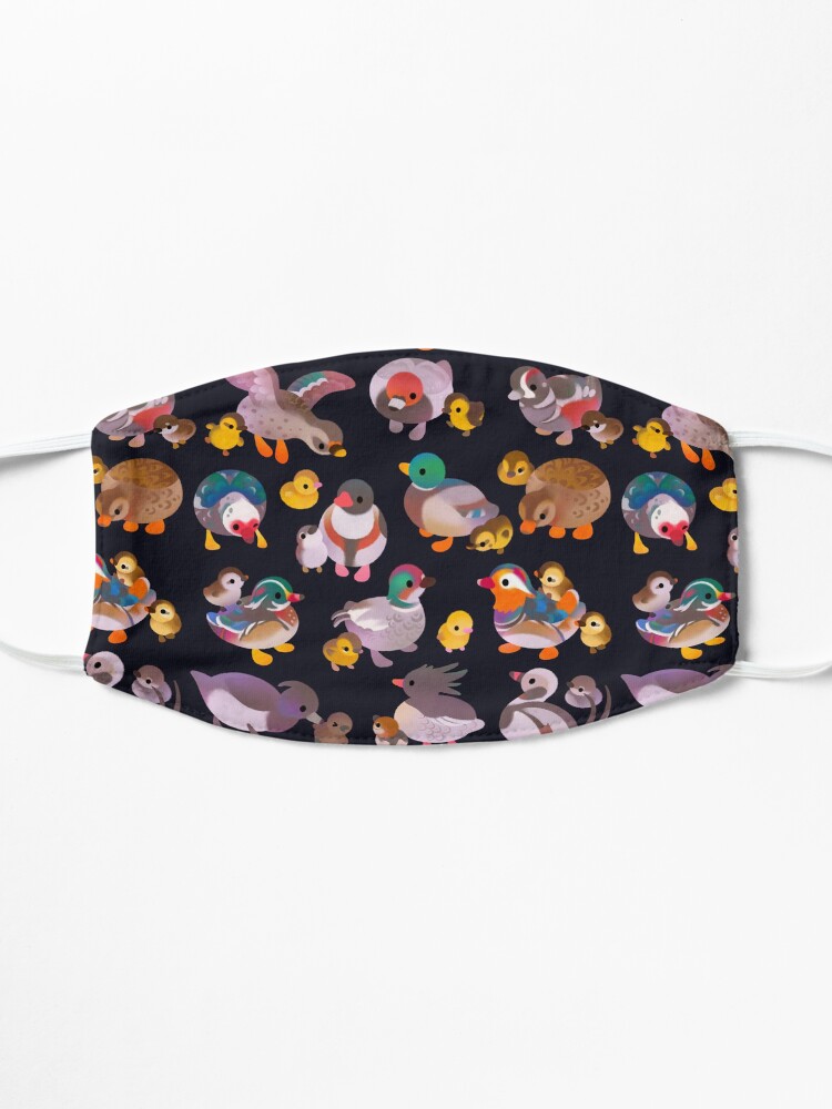 Alternate view of Duck and Duckling - dark Mask