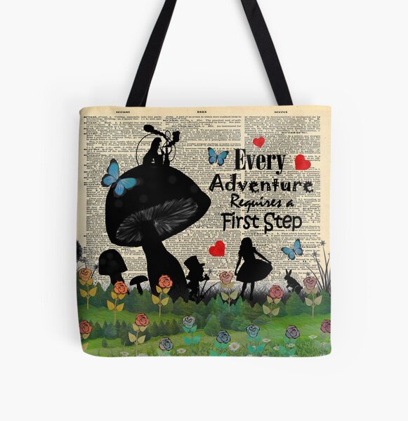 Alice in Wonderland tote bag