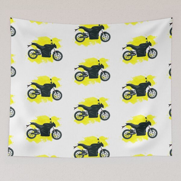 Item preview, Motorcycle with Watercolor Background Design designed and sold by idovedesign.