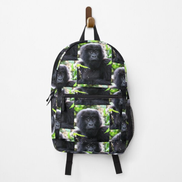 Item preview, "What are you going to do to me?" Juvenile Mountain Gorilla designed and sold by Carole-Anne.