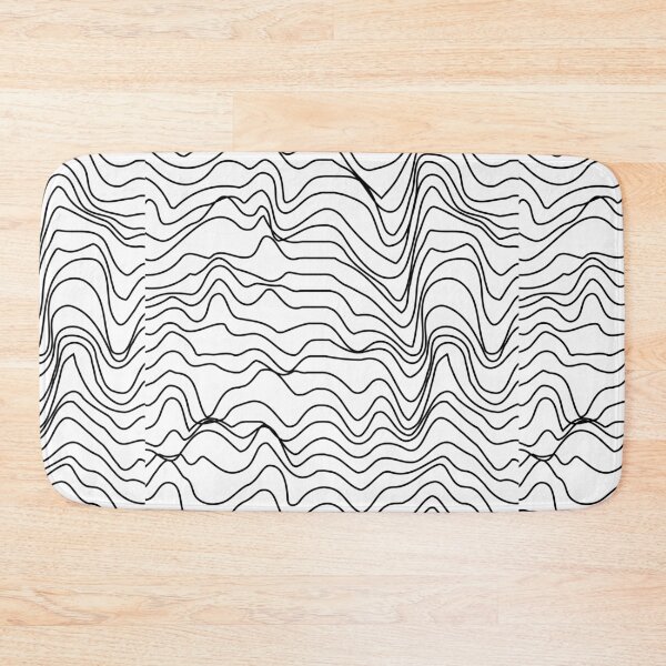 Item preview, black and white abstract line pattern designed and sold by cathelkav.