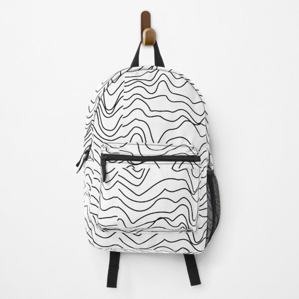 Item preview, black and white abstract line pattern designed and sold by cathelkav.