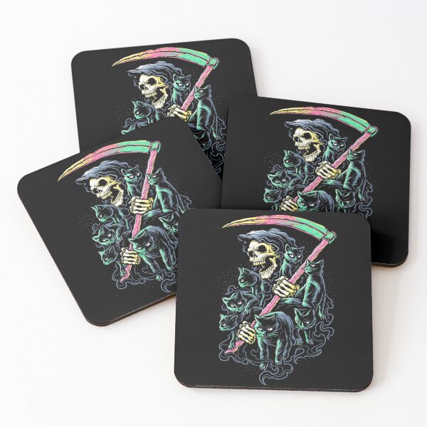 Item preview, 7 Deathly Cats designed and sold by glitchy-gorilla.