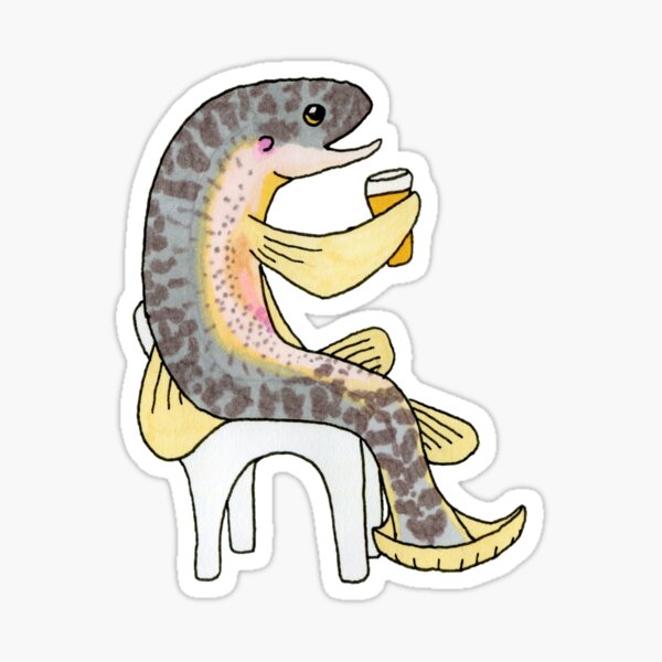 Stocky Galaxias Sticker