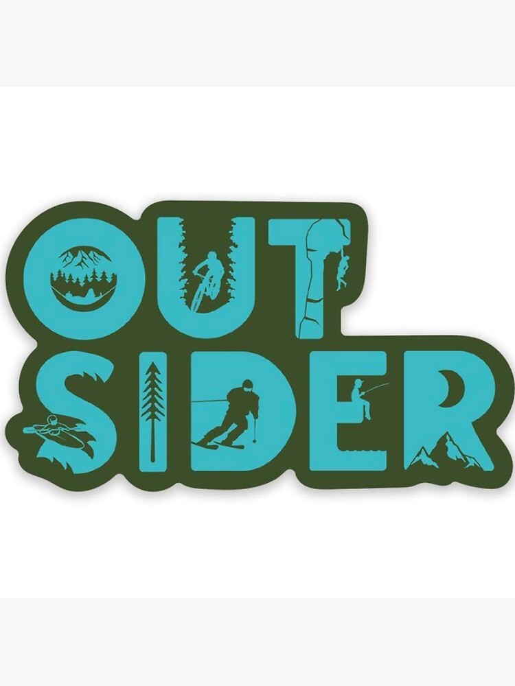 "Outsiders sticker" Sticker by jakebunting | Redbubble