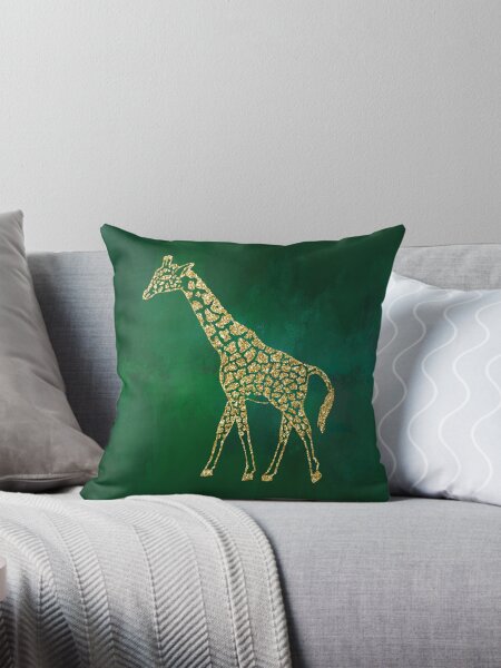 Artikel-Vorschau von Goldene Giraffe auf Grün, designt und verkauft von Elisabeth Lucas.