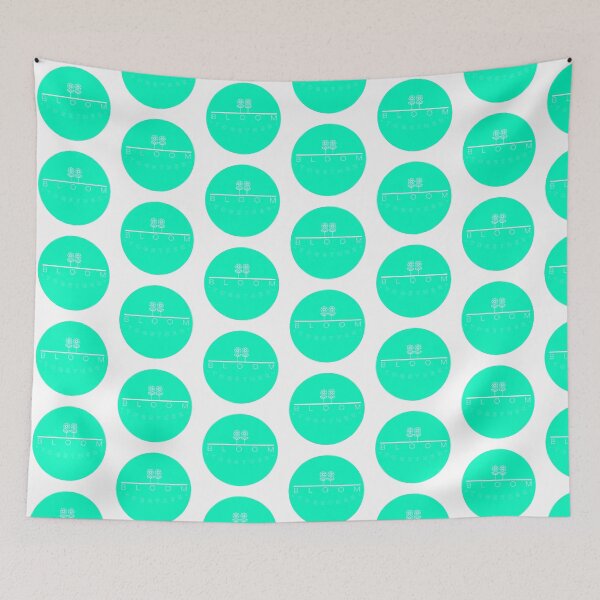 Item preview, Bloom together turquoise  designed and sold by siddrawss.