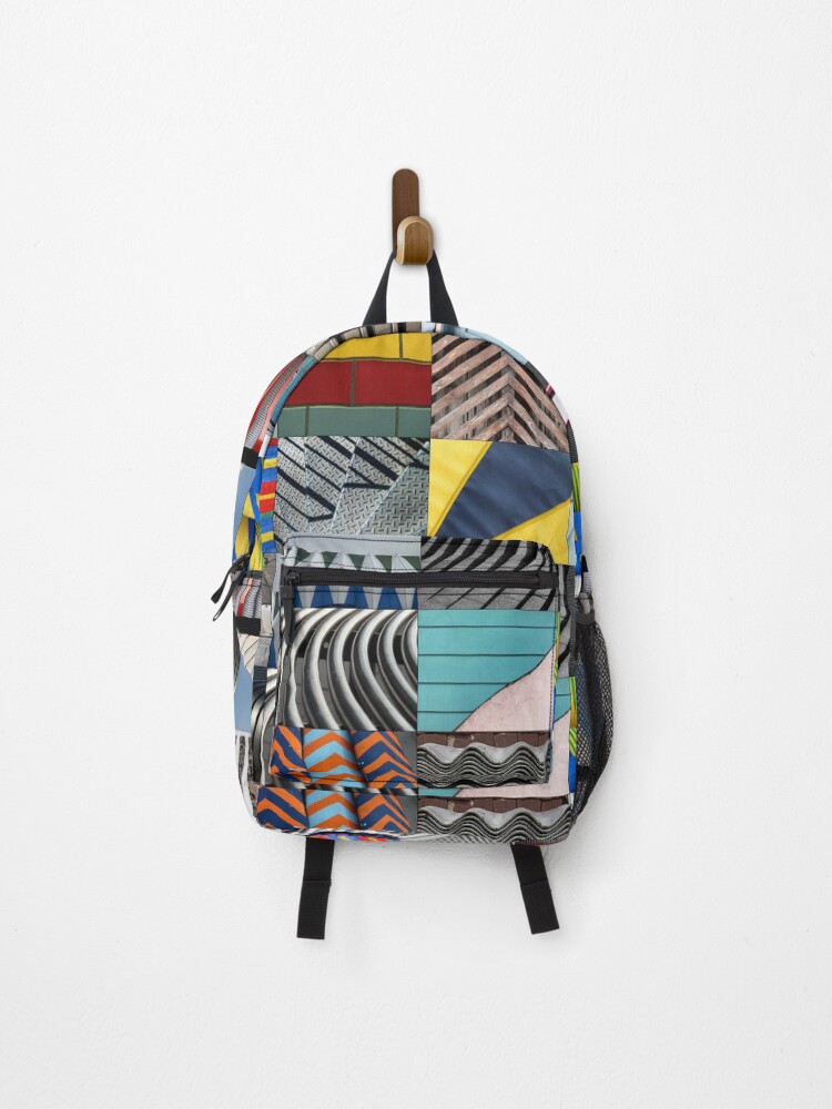 Thumbnail 1 of 3, Backpack, Abstract Patchwork (pattern) designed and sold by Yampimon.