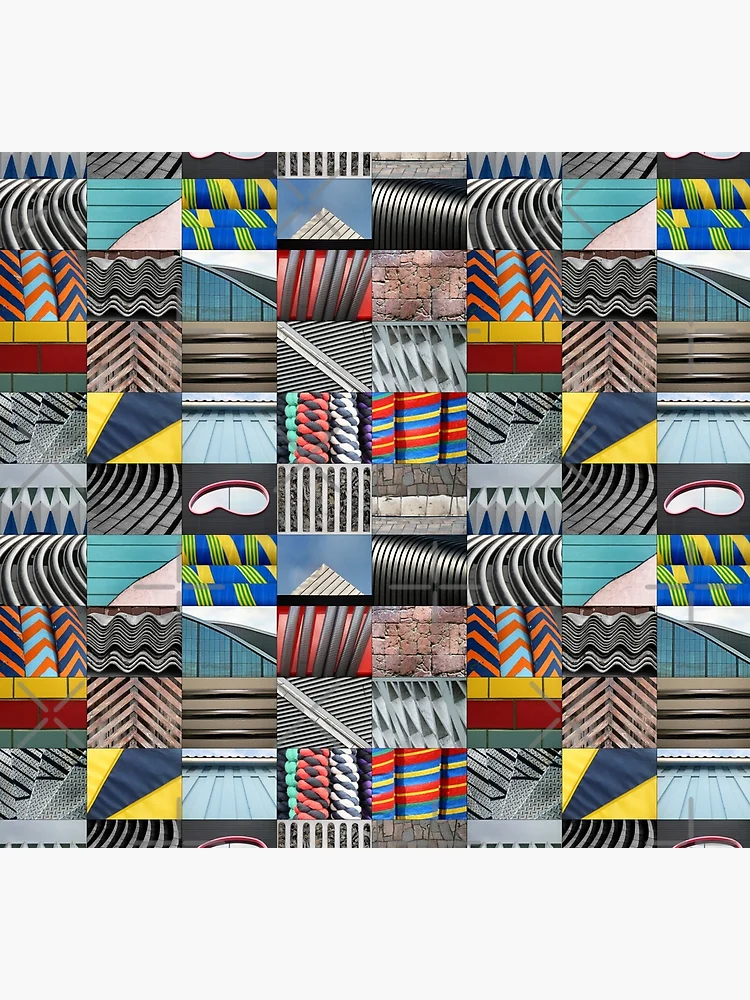 Thumbnail 5 of 5, Socks, Abstract Patchwork (pattern) designed and sold by Yampimon.