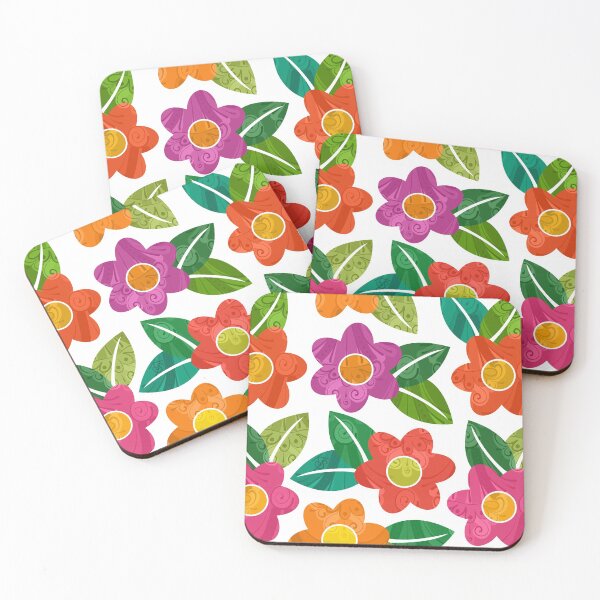 Item preview, Big Bold Textured Flowers (pattern) designed and sold by PaisleyMcNoodle.