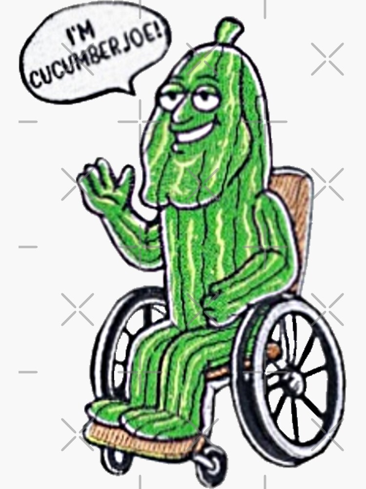 "I'm Cucumber Joe! CoolShirtz/Cold Ones tshirt (REPRODUCTION)" Sticker