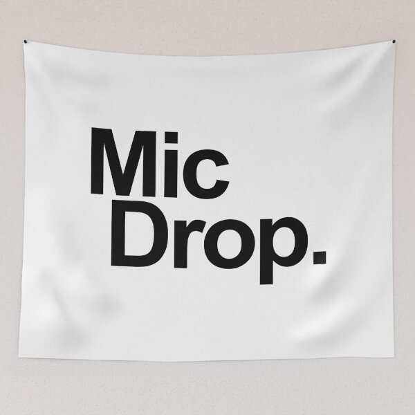 Item preview, MIC DROP designed and sold by GeeklyShirts.
