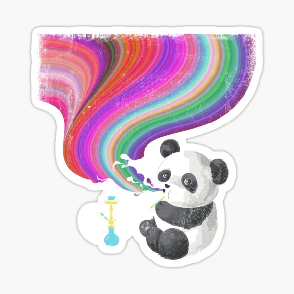 Item preview, Panda Bär liebt Shisha rauchen I Wasserpfeife Dampfen designed and sold by ChrisFeil.
