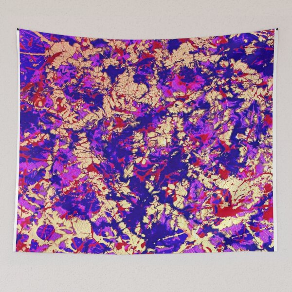 Item preview, purple crackle designed and sold by AndyWorthyArt.