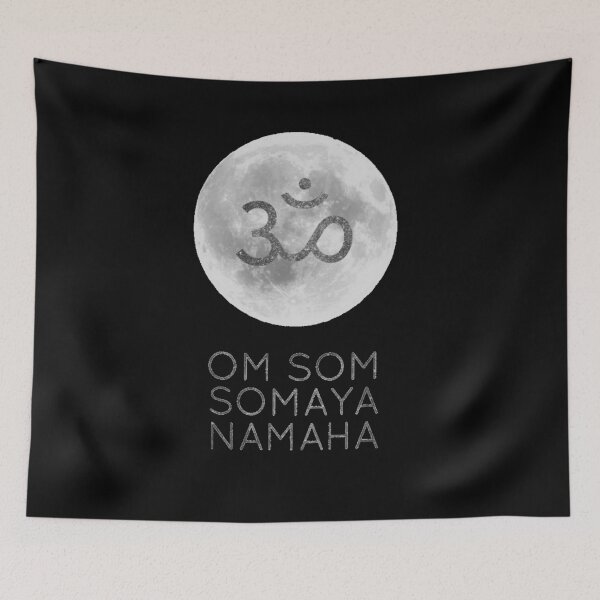 Item preview, Om Som Somaya Namaha, Moon Mantra designed and sold by shantishirts.