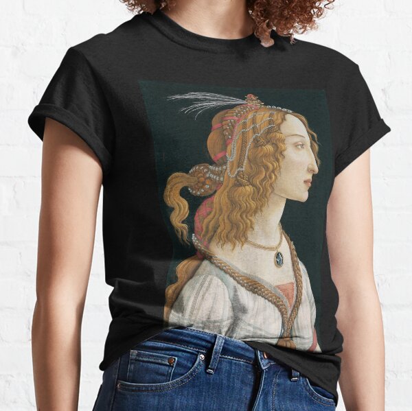 Portrait of a Young Woman (Botticelli, Frankfurt) Classic T-Shirt