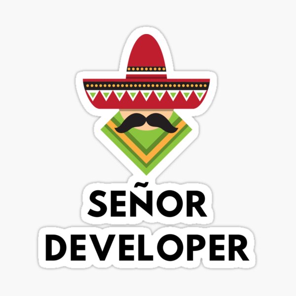 Item preview, señor developer funny programming designed and sold by Jeangel97.