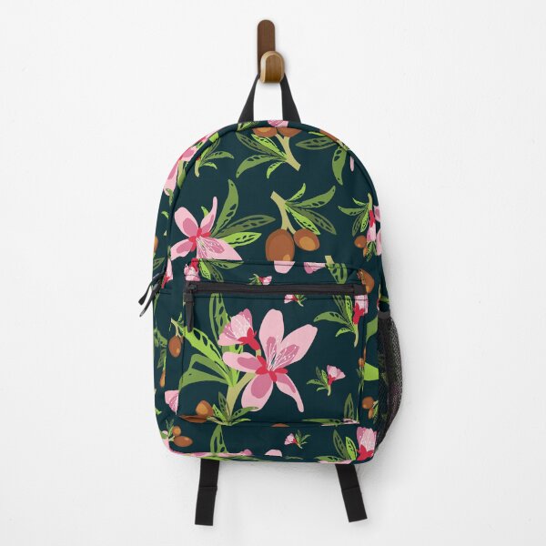 Item preview, Green & Pink Almond Flower Pattern designed and sold by lanolga.