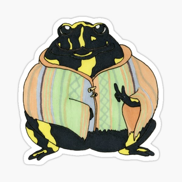 Baby Frog Sticker – Roselight Enchantments