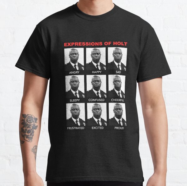 Expressions Of Captain Holt, Brooklyn 99 Classic T-Shirt