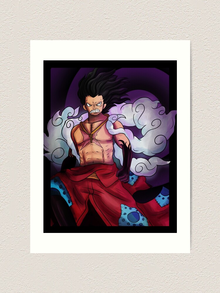 Gear 4 Luffy Art Print By Rererena Redbubble