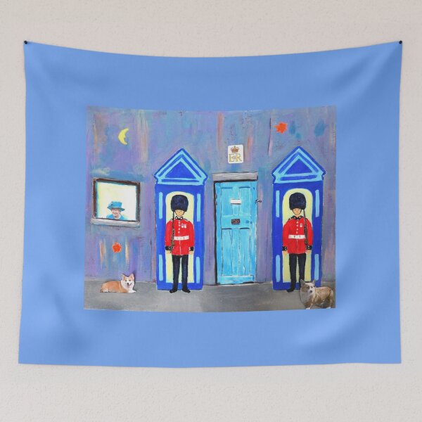 Item preview, Royal Blue Door. Queen Elizabeth  designed and sold by Bagsyrose.