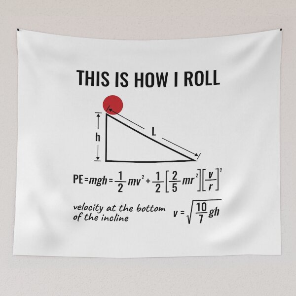 Item preview, Funny Physics Design - This is How I Roll designed and sold by EstelleStar.