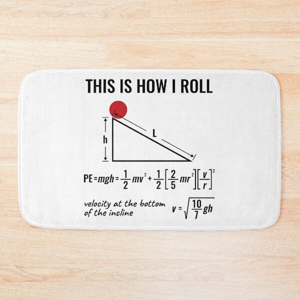 Item preview, Funny Physics Design - This is How I Roll designed and sold by EstelleStar.