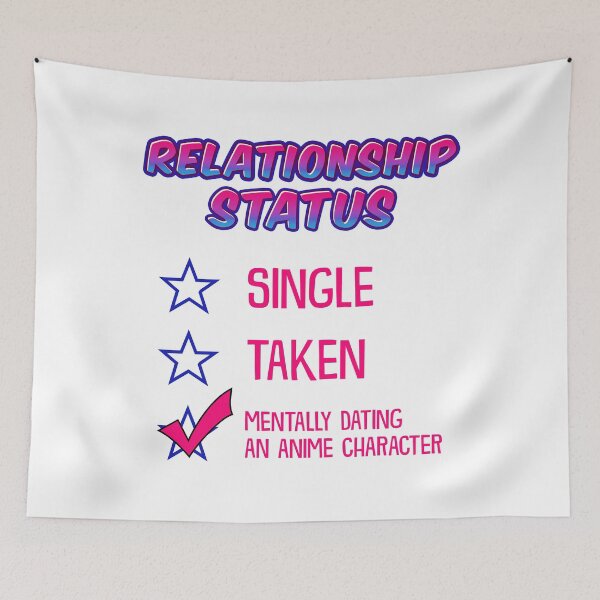 Item preview, Relationship Status Dating An Anime Character designed and sold by perfectpresents.