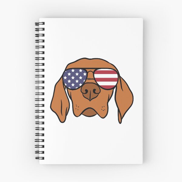 Item preview, Vizsla Dog with American Flag Sunglasses designed and sold by EstelleStar.