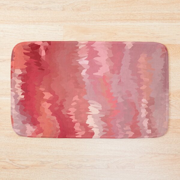 Item preview, Peach Pink Wave Crystal Art Abstract  designed and sold by KavimaCreatives.