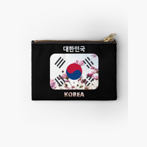Item preview, Korean flag with cosmos flower theme designed and sold by K-LetterCo.