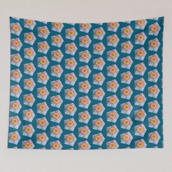 Item preview, Watercolor hand painted blue blossom cactus designed and sold by sleeperr.