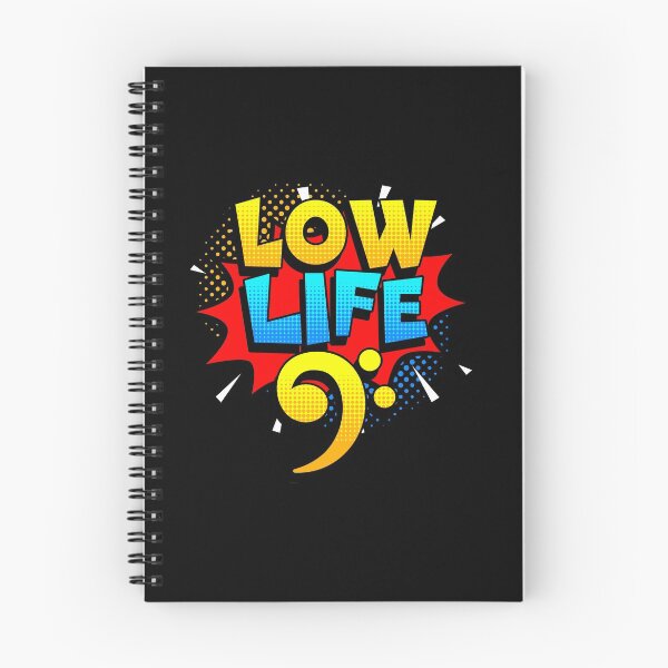 Item preview, Funny Music design | Low Life Clef design | Clef Guitar gift print designed and sold by Lisbob.