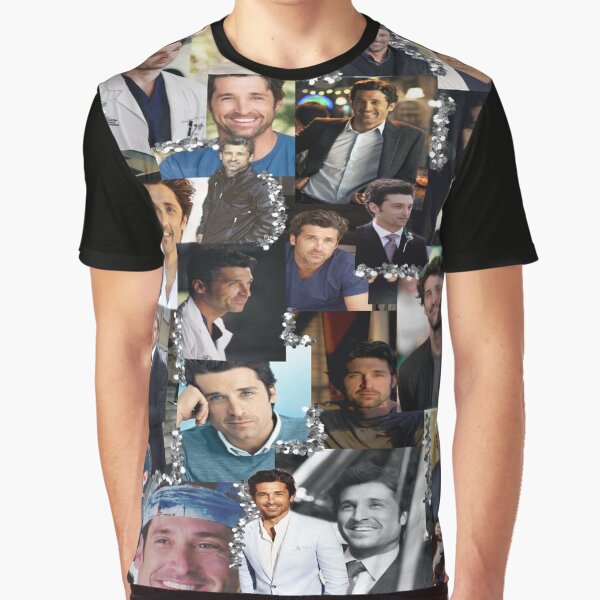 Derek Shepherd Collage Graphic T-Shirt