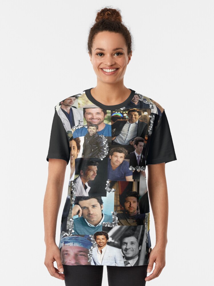 Alternate view of Derek Shepherd Collage Graphic T-Shirt