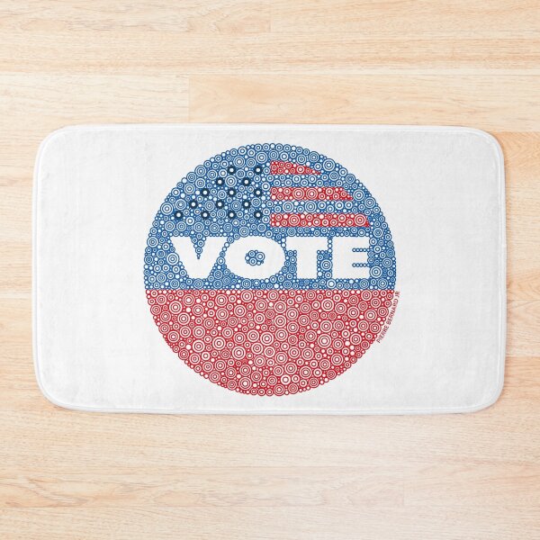 Item preview, “VOTE”  Circle Design Flag designed and sold by Pierre Bernard Jr.