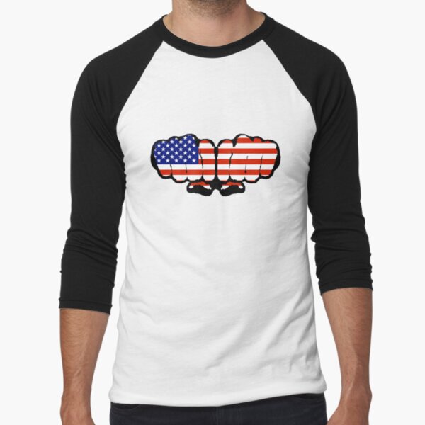 US Fists Baseball ¾ Sleeve T-Shirt