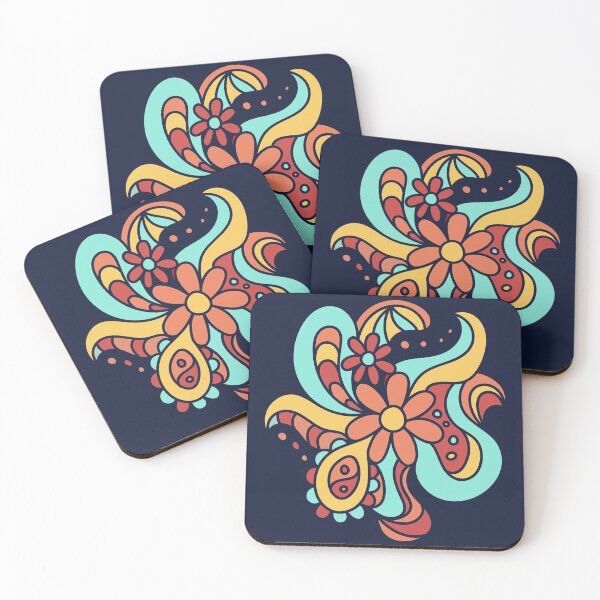Item preview, FLOWER PATTERN ORNAMENT DESIGN ILLUSTRATION designed and sold by ALINNAN789.