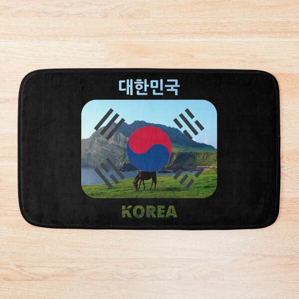 Item preview, Korean flag with Jeju Island theme  designed and sold by K-LetterCo.