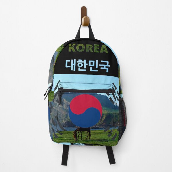 Item preview, Korean flag with Jeju Island theme  designed and sold by K-LetterCo.