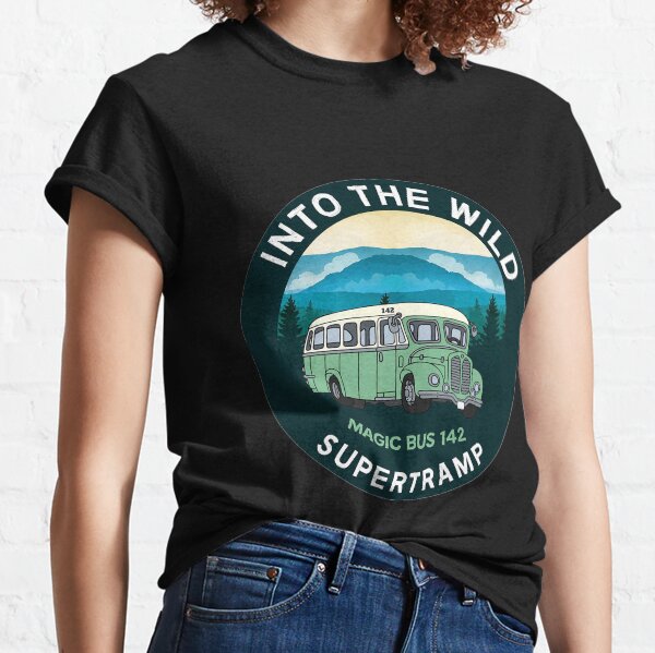 Into The Wild Magic Bus 142 T-shirt classique - Christopher McCandless - Alaska - Stampede Trail Alaska - Désert T-shirt classique