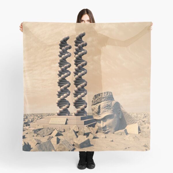 Ozymandias DNA Antique Scarf