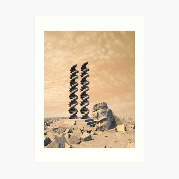 Ozymandias DNA Antique Art Print