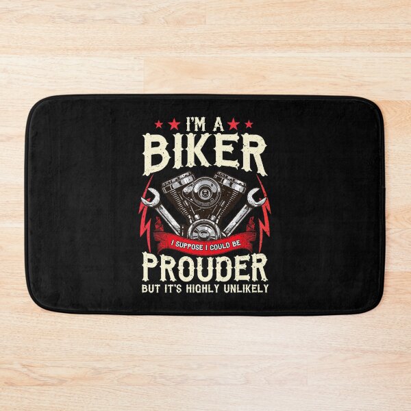 Item preview, Funny Proud Biker Motorcycling Lover Cyclist Rider Motorbike Fan Couldn't Be Prouder designed and sold by UniQueensShop.